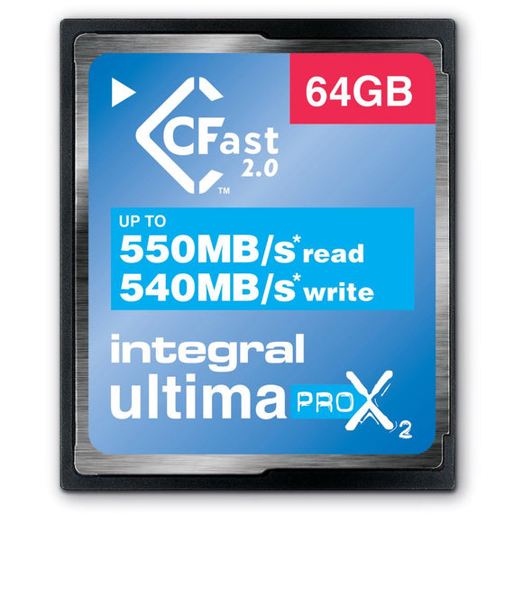 Integral NCFA64G-550/540 Ultimapro Compact Flash Card l 64GB