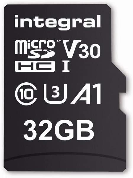 Integral INMSDH32G-100V30 32GB High Speed MICROSDHC/XC V30 UHS-I U3 Memory Card