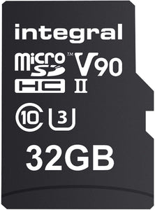 Integral INMSDH32G-280/240U2 UltimaPro X2 MicroSDHC 280/240MB UHS-II V90 l 32GB