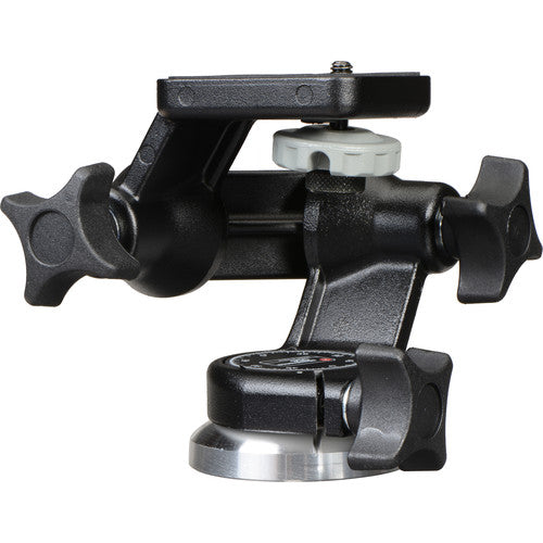 Cabezal Manfrotto 056 de 3 vías con giro e inclinación y montura de 1/4