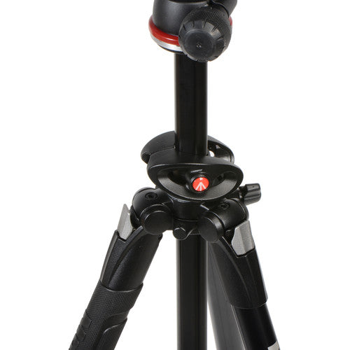 Trípode doble de aluminio Manfrotto 290 con cabezal panorámico/inclinable de 3 vías 