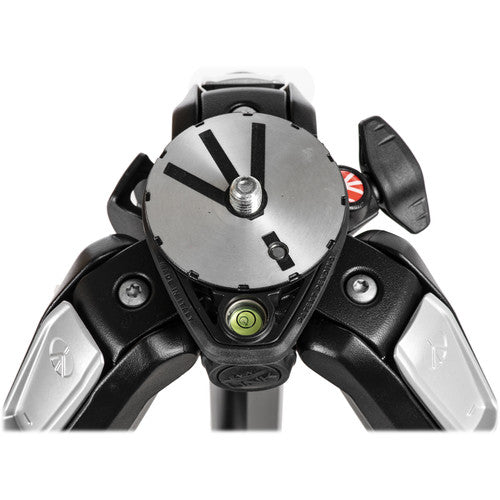 Trípode fotográfico Manfrotto 055 de aluminio de 3 secciones con columna horizontal