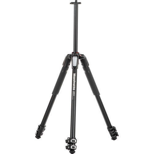 Trípode fotográfico Manfrotto 055 de aluminio de 3 secciones con columna horizontal