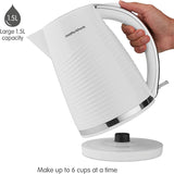 Morphy Richards Dune 1.5L Electric Jug Kettle with Rapid Boil | White
