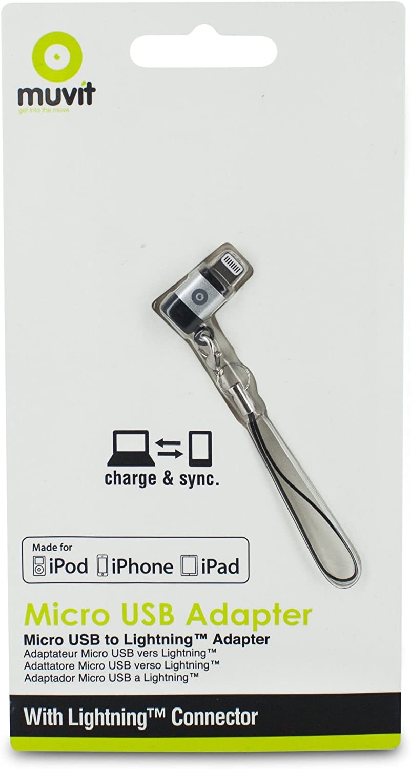 Adaptador Micro USB a Lightning de Apple de Muvit