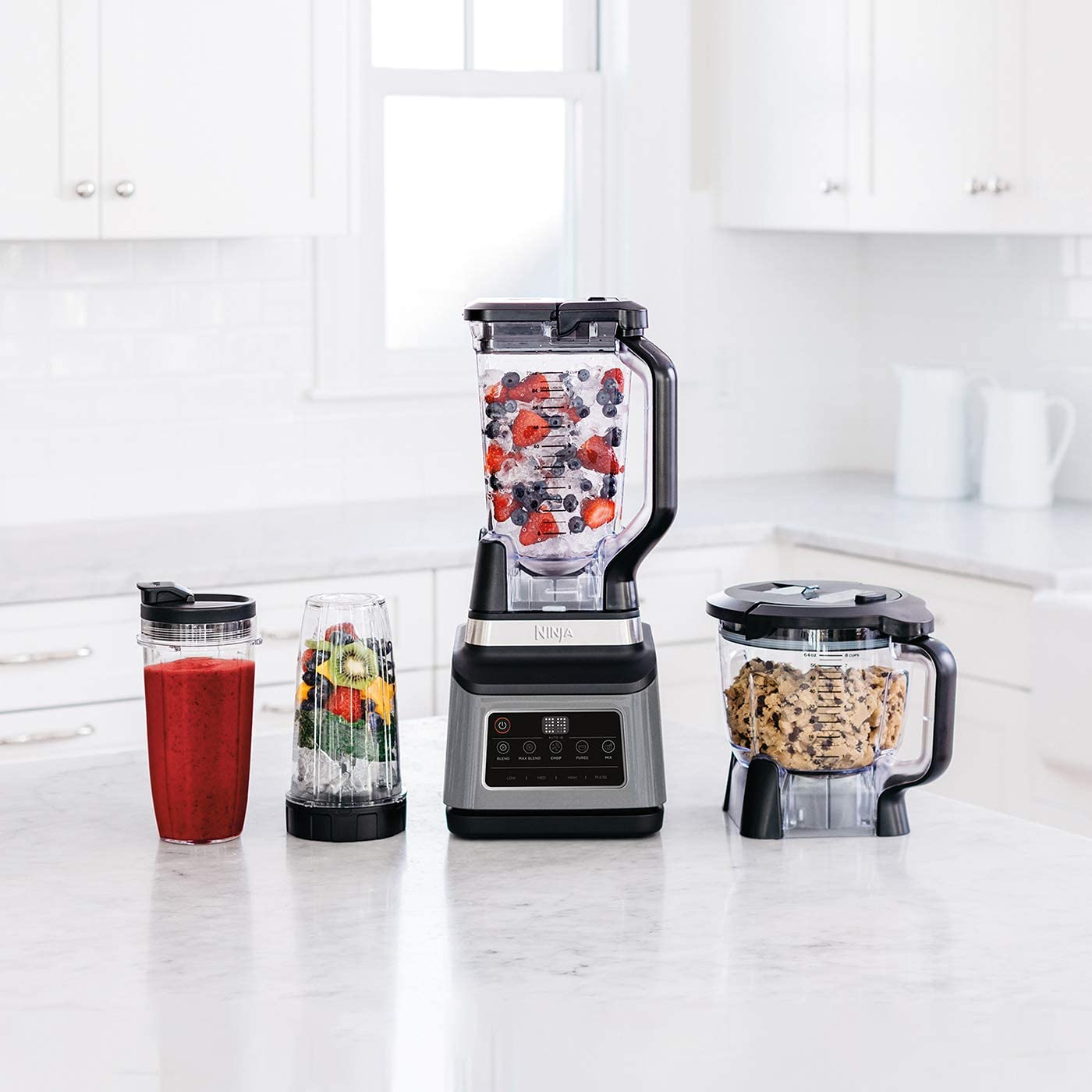 Ninja 3-in-1 Food Processor with Auto-iQ - BN800UK
