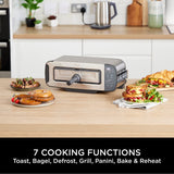 Ninja Foodi 3-in-1 Toaster, Grill & Panini Press | Stainless Steel -ST202UK