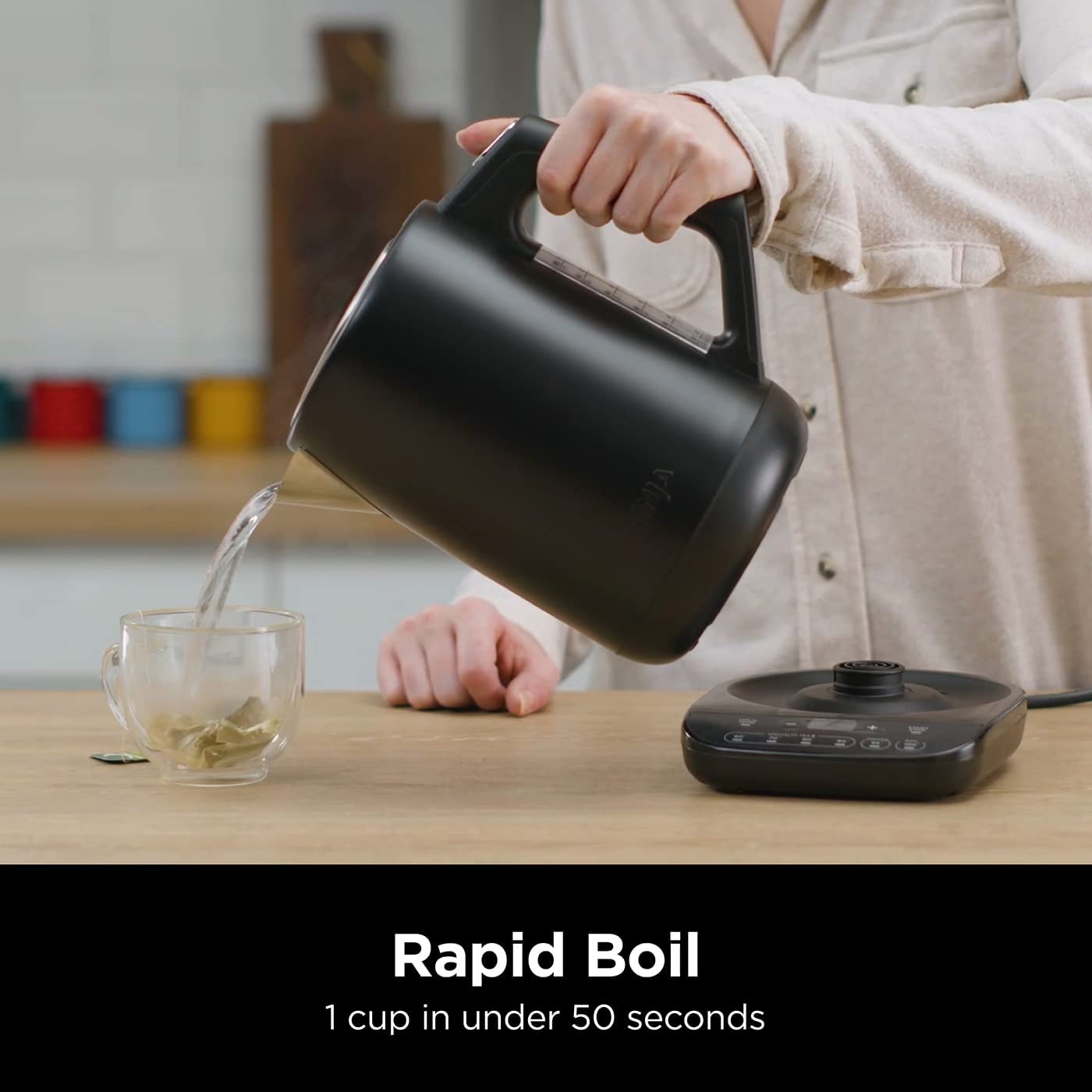 Ninja Perfect Temperature Rapid Boil Kettle | Black - KT200UK