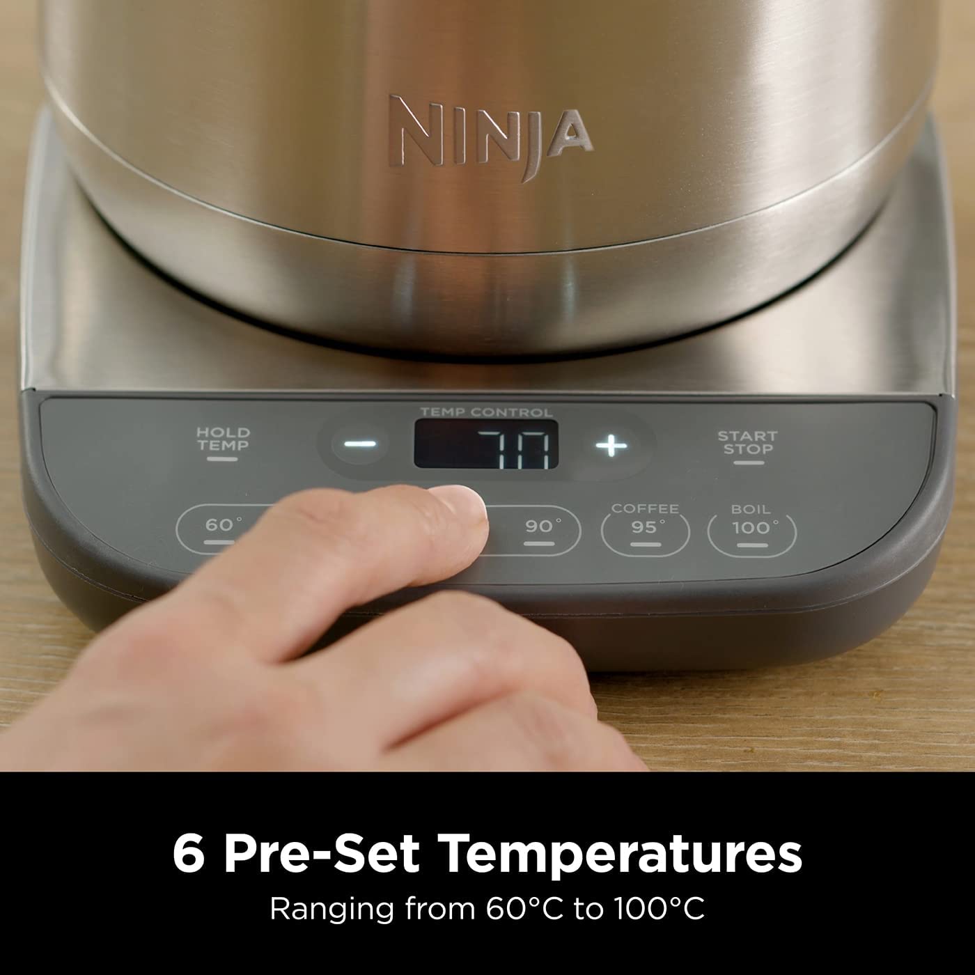 Buy Ninja KT201UK Perfect Temperature Kettle - Stainless Steel, Kettles