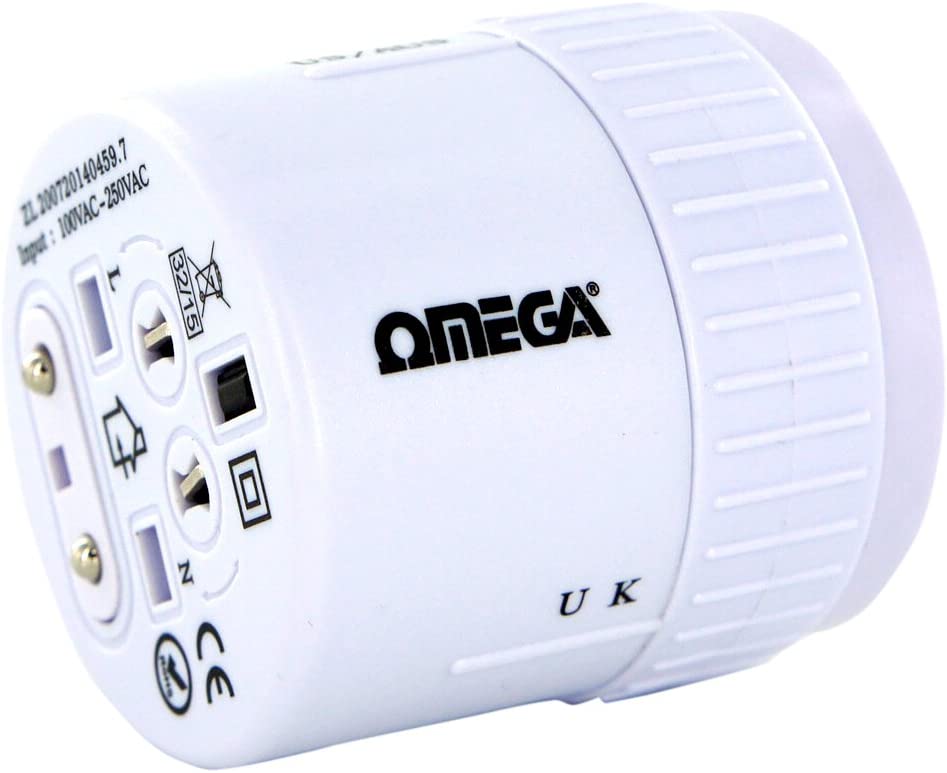 Omega International Twist Travel Adaptor