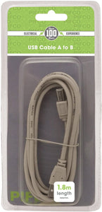 PIFCO 1.8M USB A to B Cable