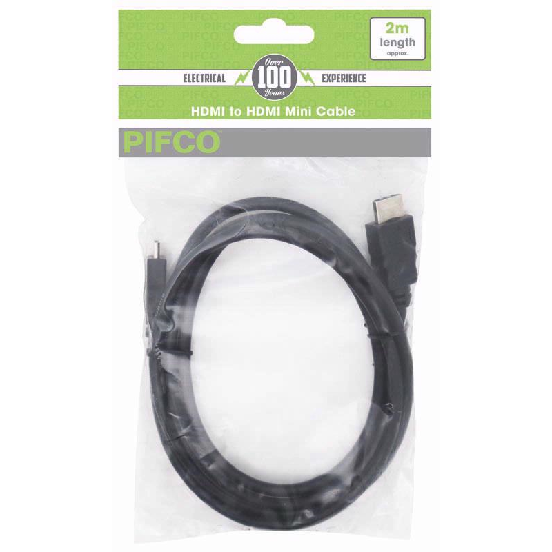 PIFCO HDMI To MINI HDMI Cable 2m
