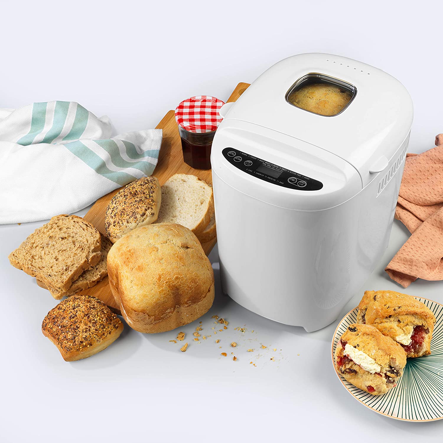 Panificadora digital Progress | Blanca