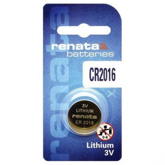 Renata CR2016 3V Lithium Battery