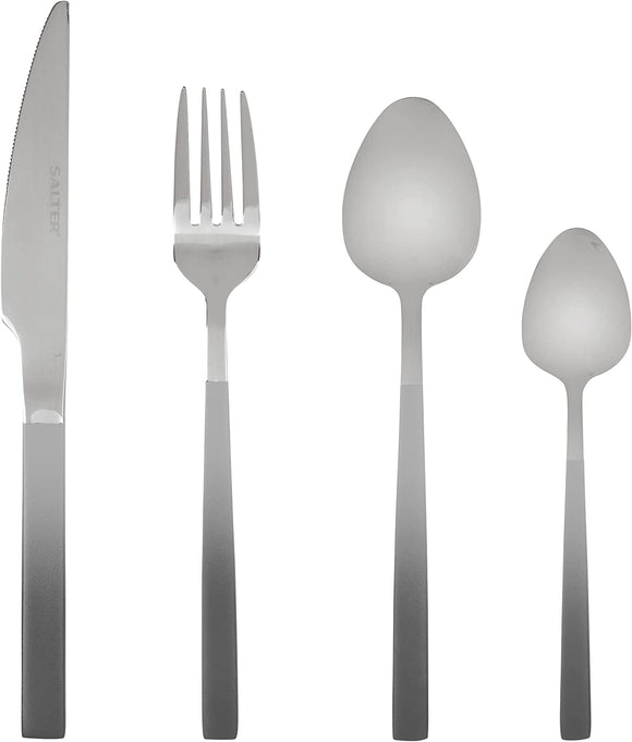 Salter Ombre Collection 16-Piece Stainless Steel Cutlery Set