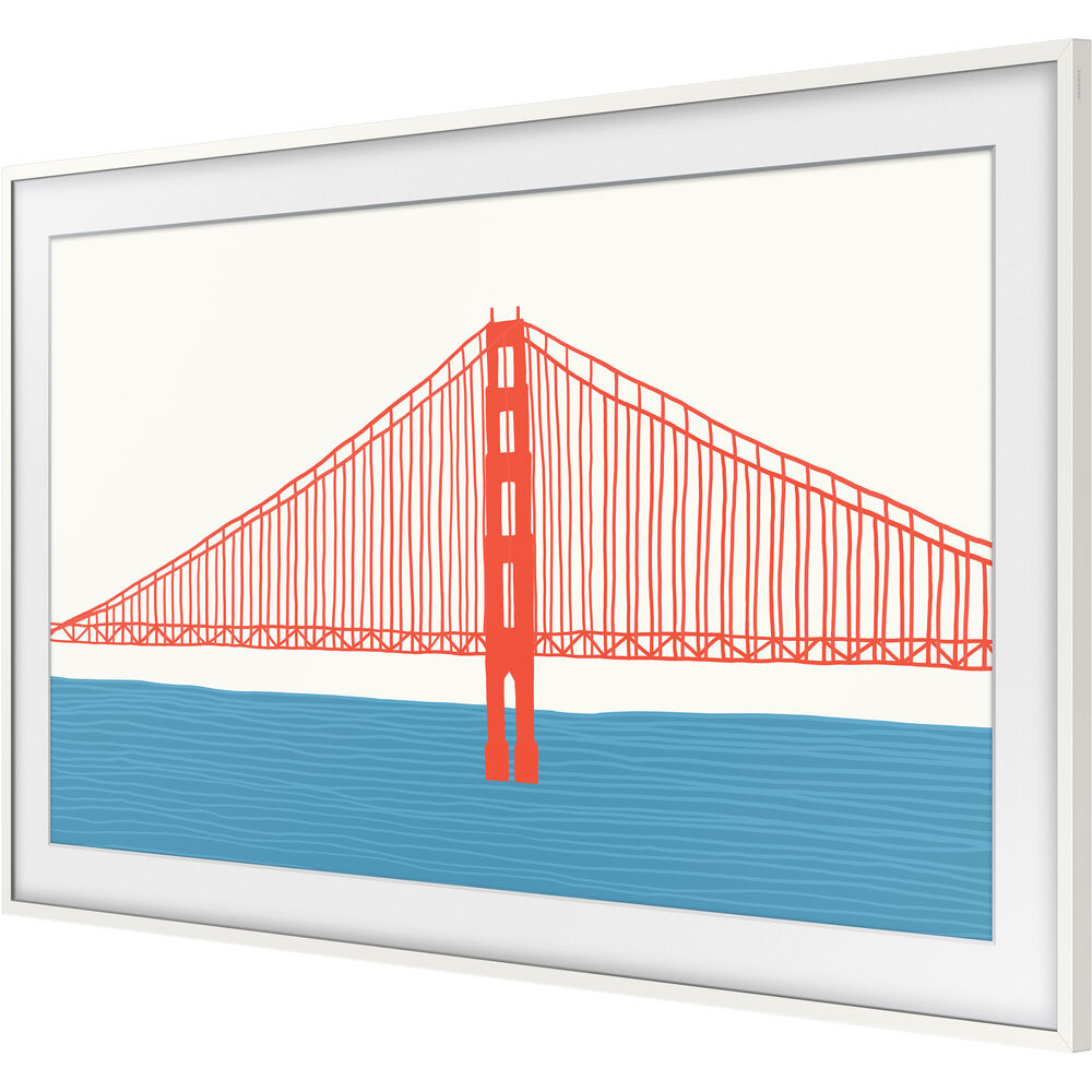 Samsung Customizable Bezel for the 43" The Frame TV | White