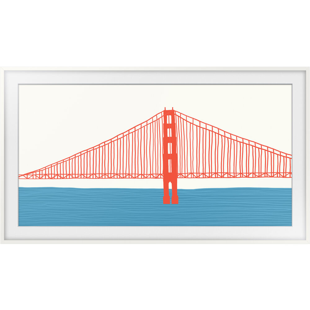 Samsung Customizable Bezel for the 43" The Frame TV | White