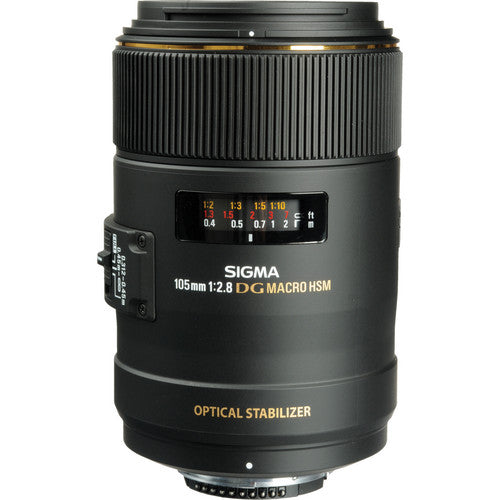 Sigma 105mm f/2.8 EX DG OS HSM Macro Lens for Nikon