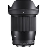 Sigma 16mm f/1.4 DC DN Contemporary Lens For Sony E