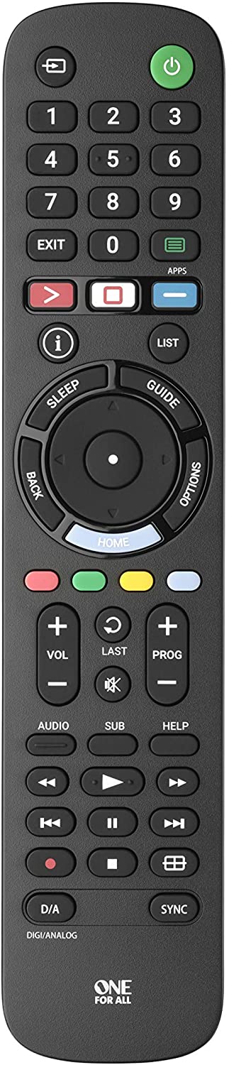 Control remoto de repuesto para televisor Sony One For All (URC4912)