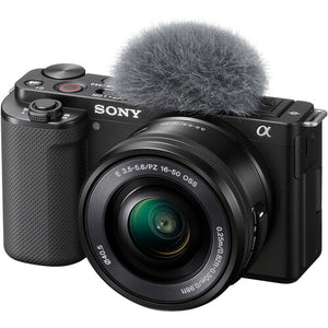 Sony ZV-E10 Mirrorless Camera with 16-50mm Lens | Black