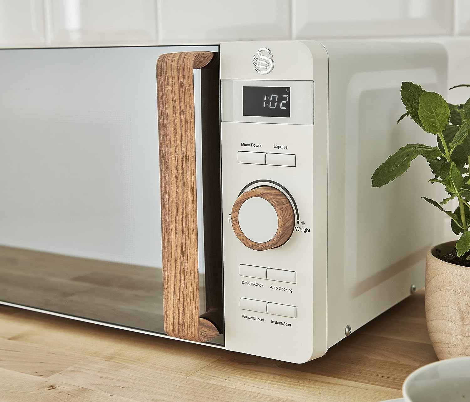Swan 20L Nordic Digital Microwave - SM22036