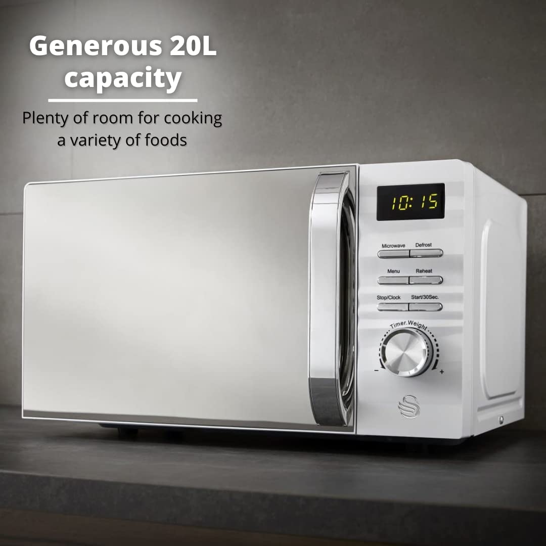 Microondas digital Swan SM22038 Symphony de 20 l