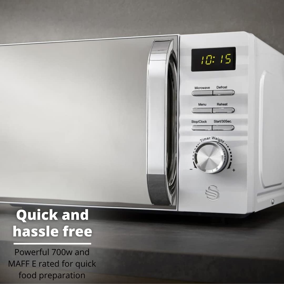 Microondas digital Swan SM22038 Symphony de 20 l