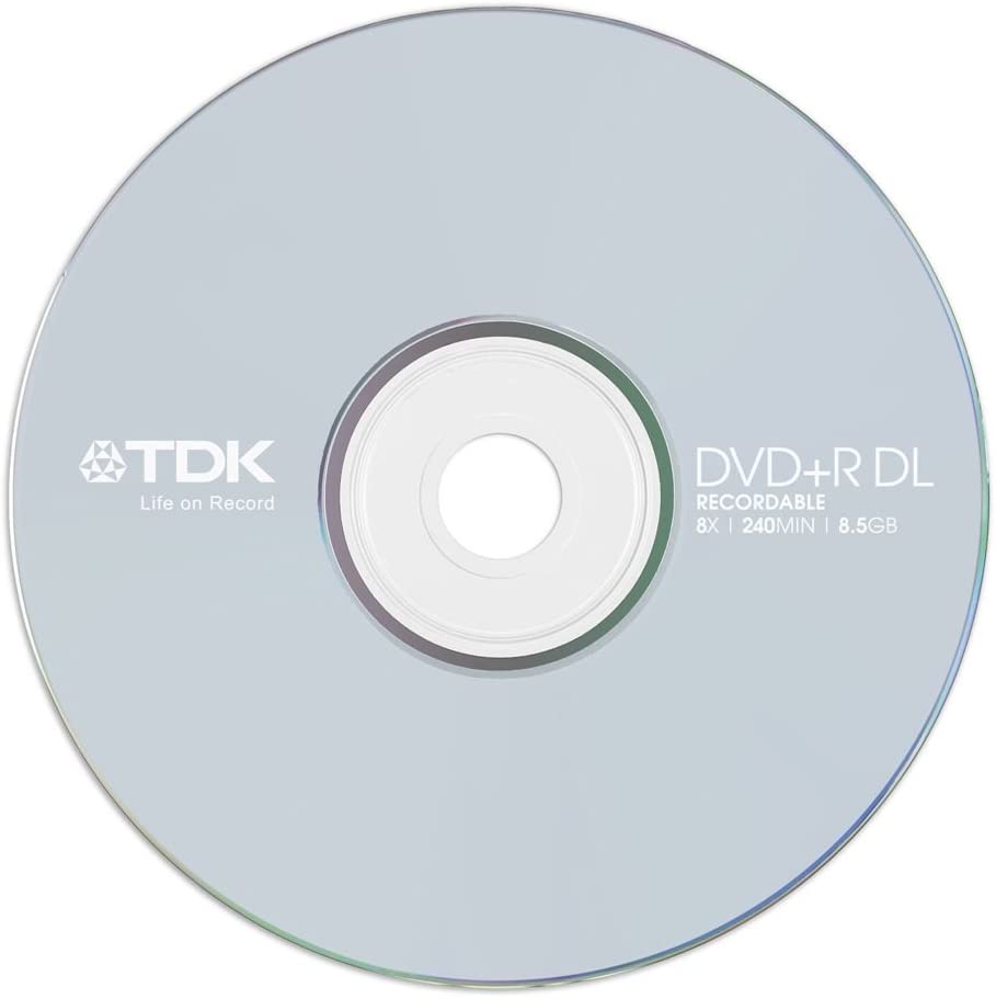 TDK DVD+R DL 8,5 GB 240 min 8x Estuche Jewel