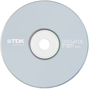 TDK DVD+R DL 8.5GB 240 Min 8x Jewel Case