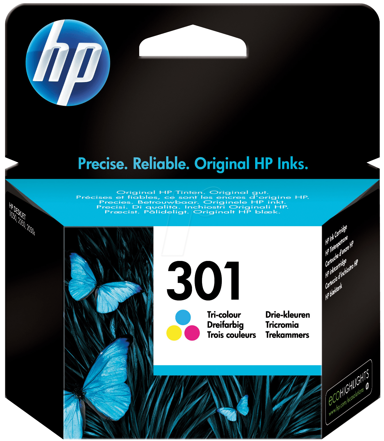 HP 301 Original Ink Cartridge | Tri-Color - CH562EE