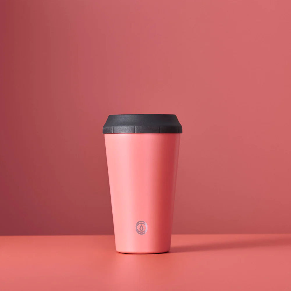 TOPL Flow360 Reusable Coffee Cup 12oz | Coral