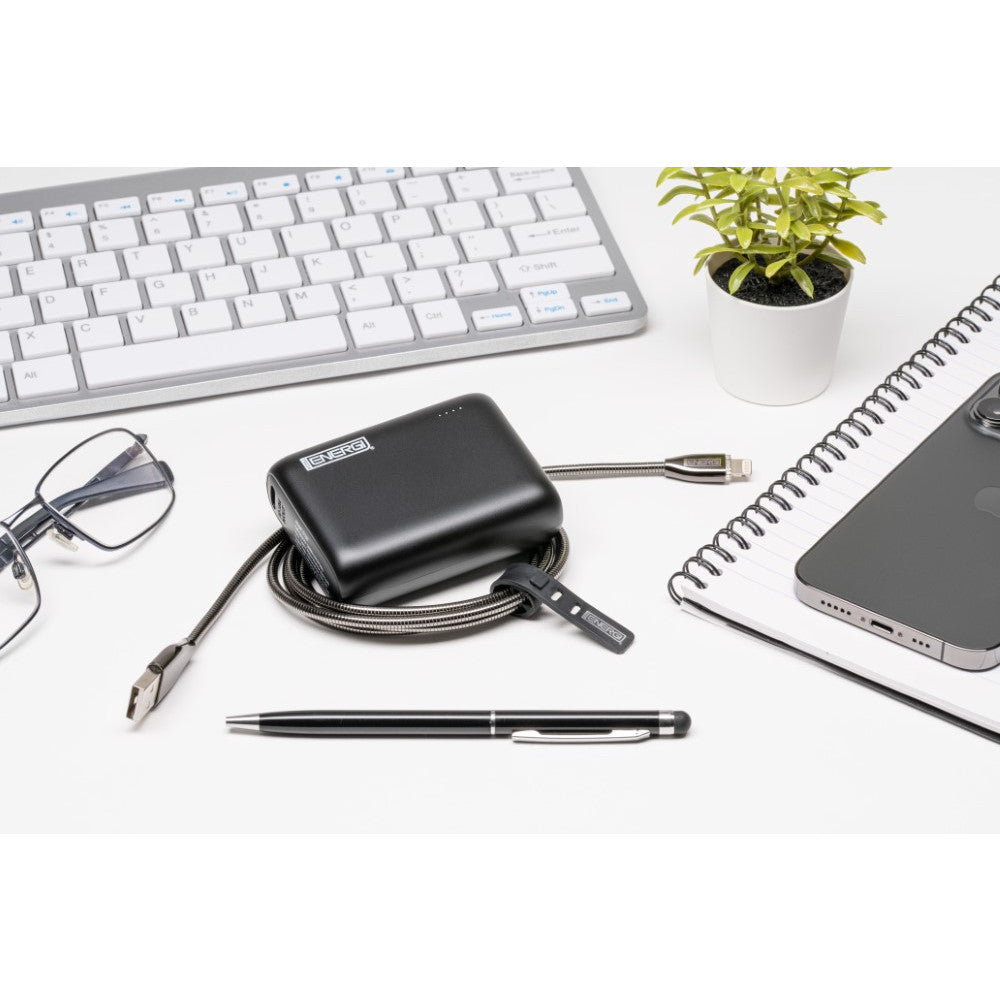 Tech Energi Power Delivery QC 3.0 10000mAh Power Bank | Black