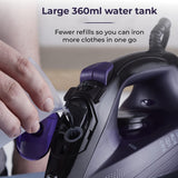 Tower CeraGlide 2600W UltraSpeed Ceramic Steam Iron | Purple