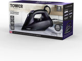 Tower CeraGlide 2600W UltraSpeed Ceramic Steam Iron | Purple