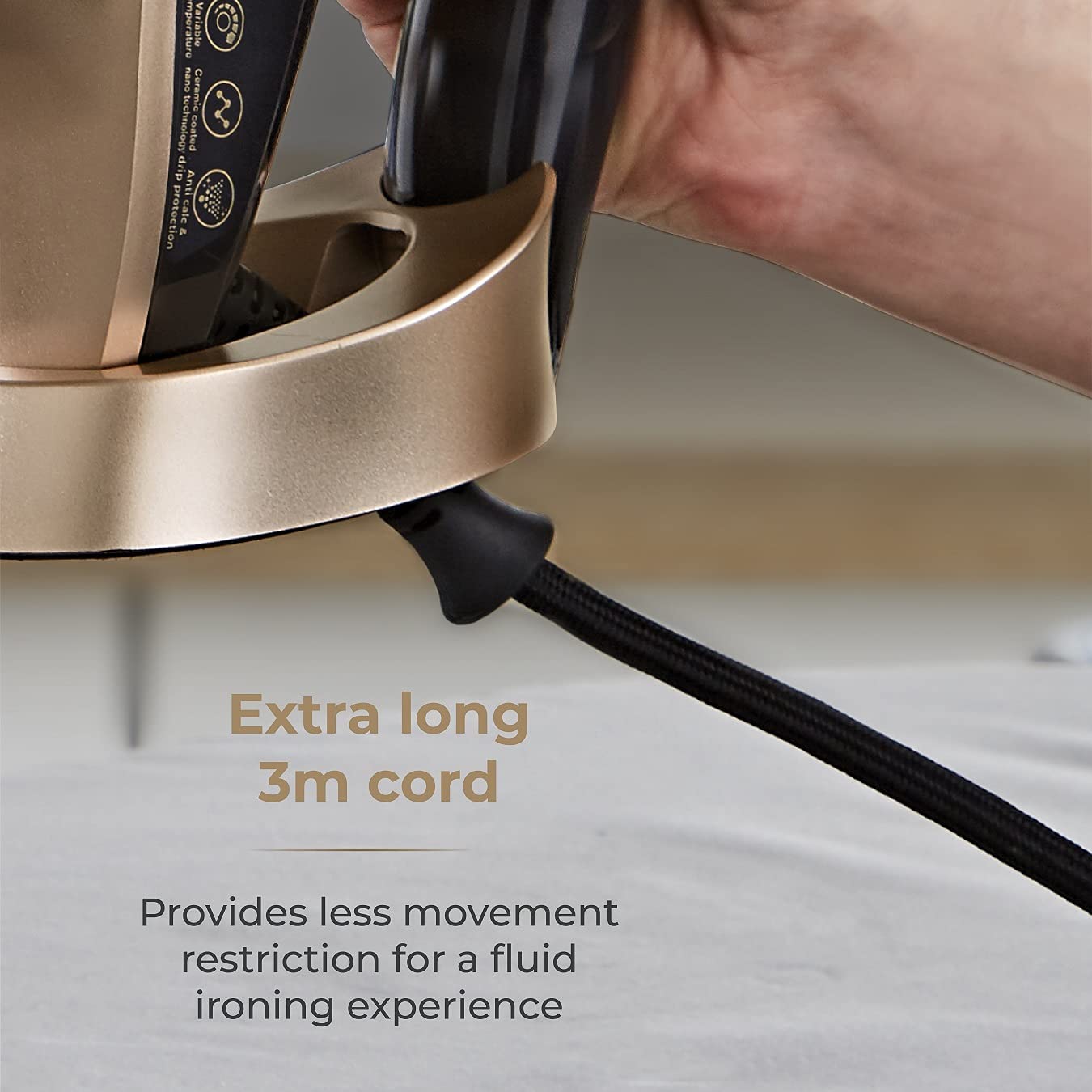 Tower Ceraglide 3100W Steam Iron - T22021