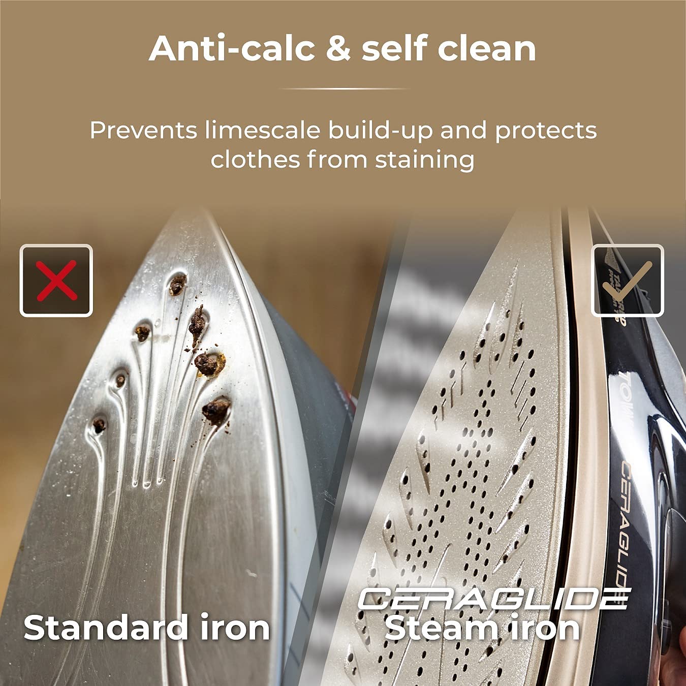 Tower Ceraglide 3100W Steam Iron - T22021