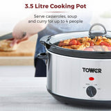 Tower Slow Cooker 3.5l with 3 Heat Settings