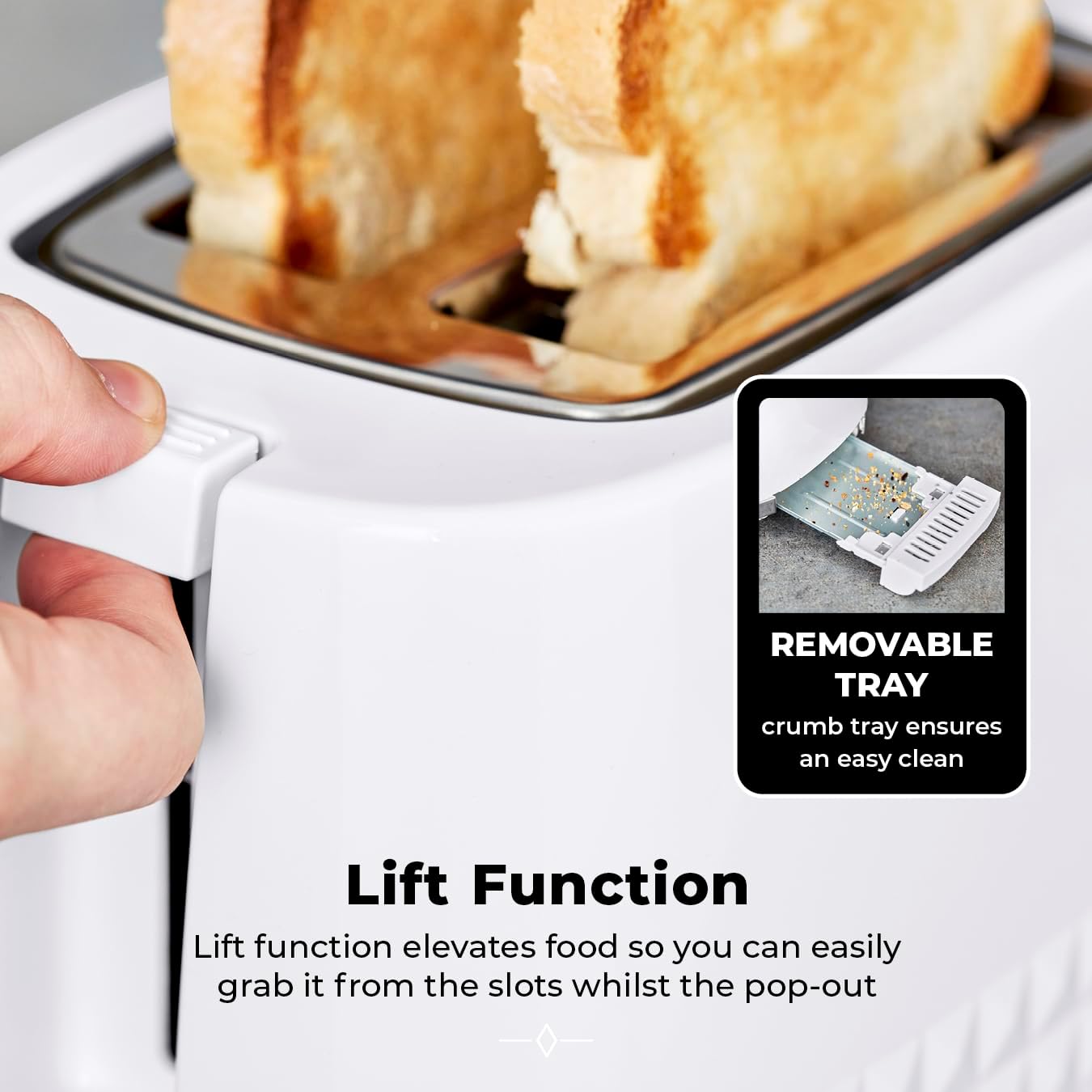 Tower Solitaire 2 Slice Toaster