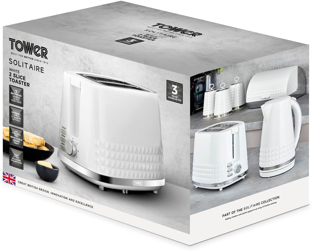 Tower Solitaire 2 Slice Toaster