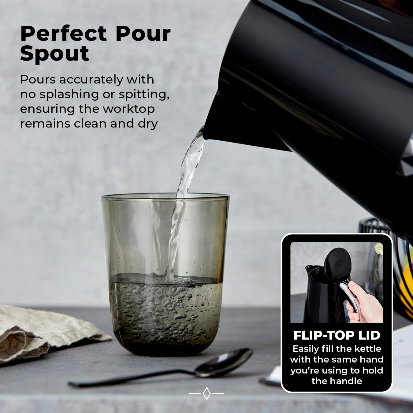 Tower Solitaire 3KW 1.5 Litre Kettle