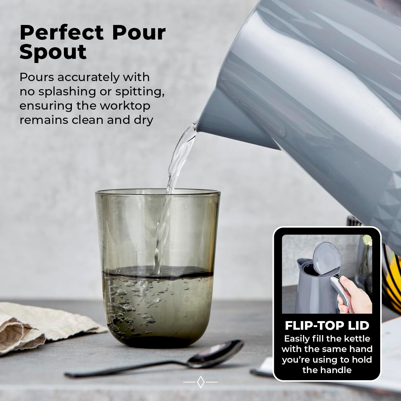 Tower Solitaire 3KW 1.5 Litre Kettle