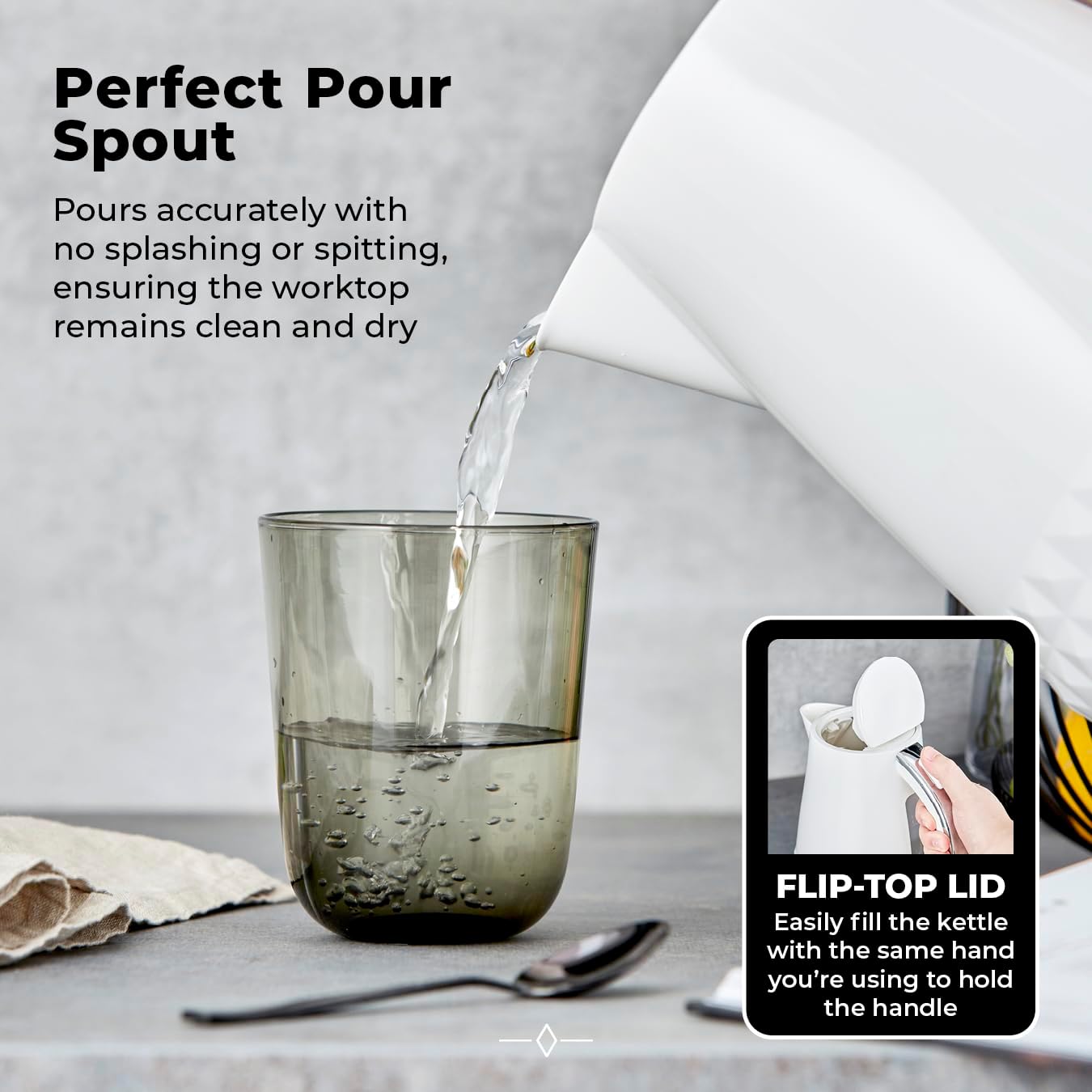 Tower Solitaire 3KW 1.5 Litre Kettle