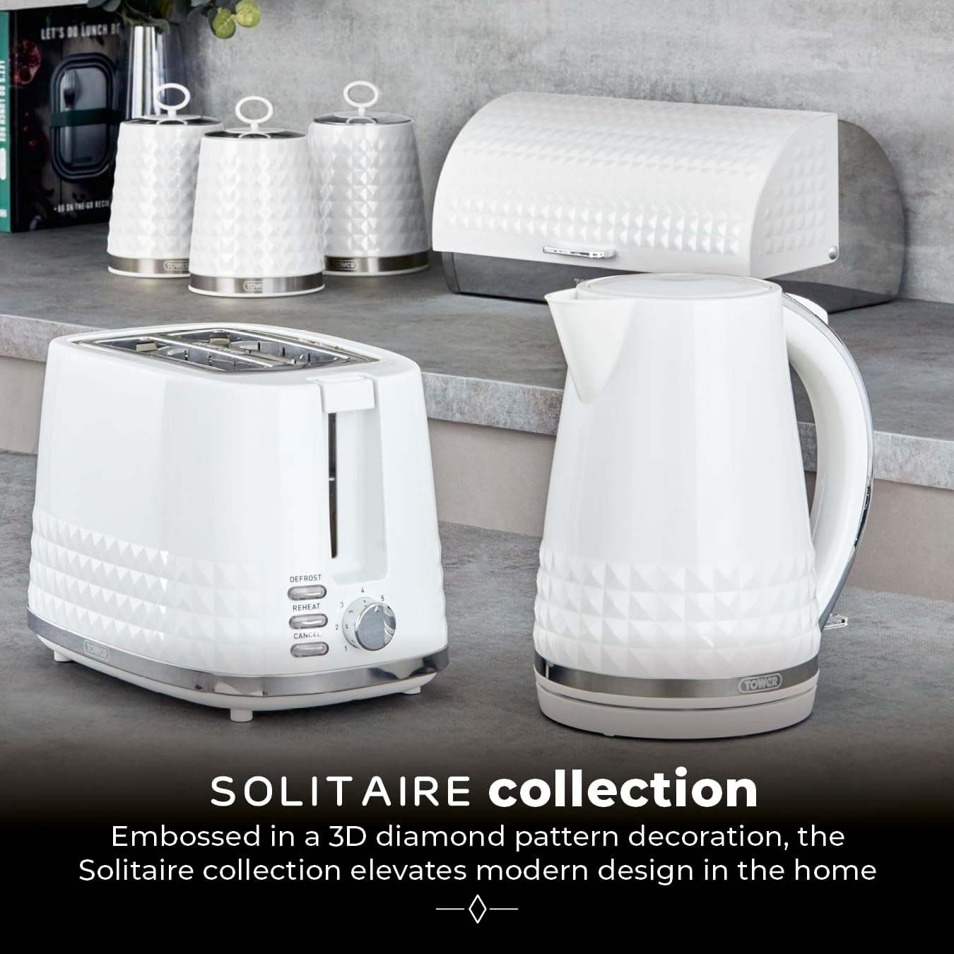 Tower Solitaire 3KW 1.5 Litre Kettle