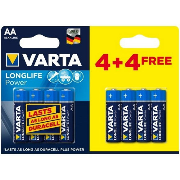 Varta Batteries Alkaline AA l Pack 8