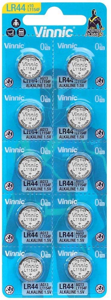 Vinnic LR44 1.5V Alkaline Battery