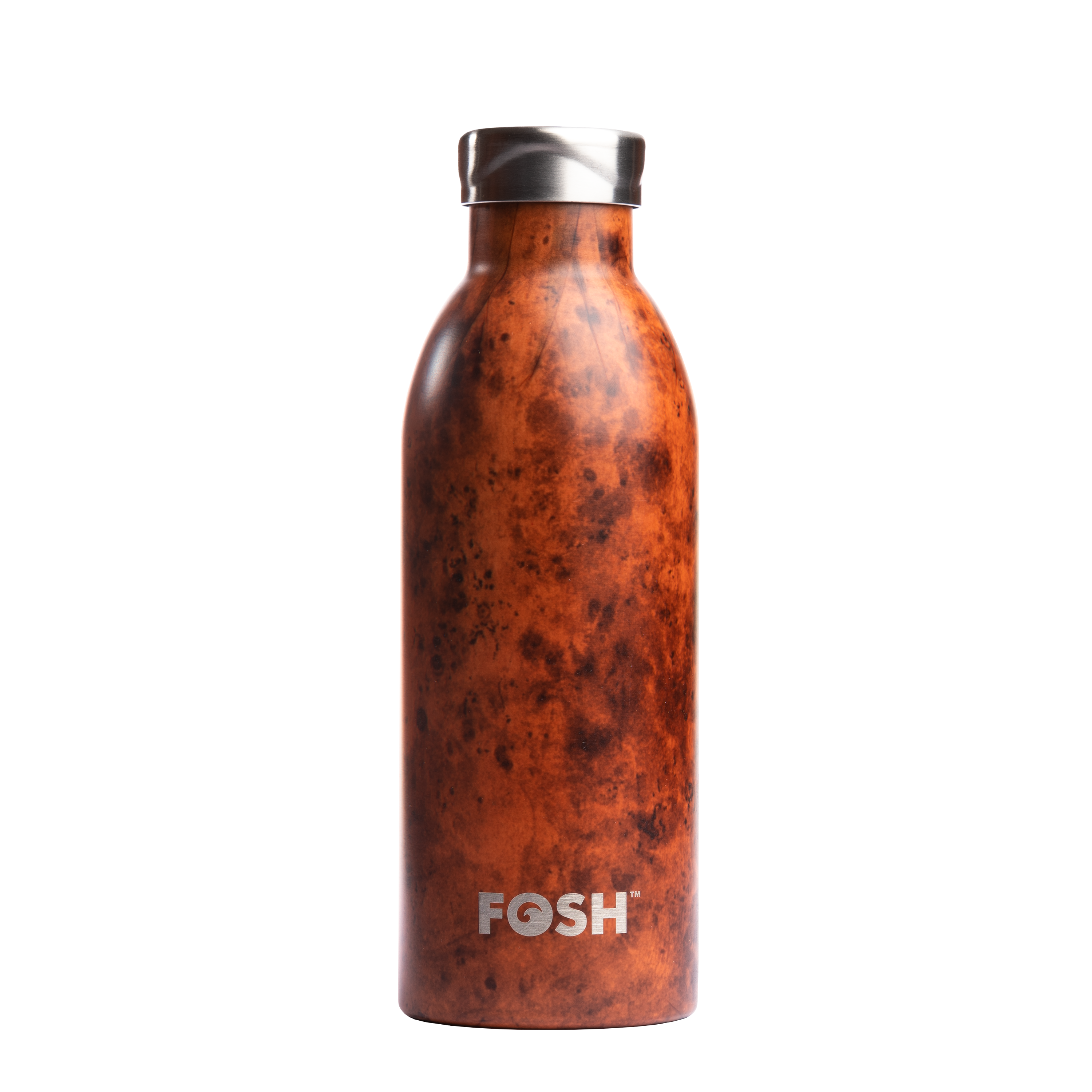 Fosh 500ml Vital 2.0 Insulated Reusable Bottle l Walnut