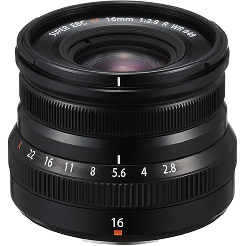Fujifilm XF16mm F/2.8 R WR Lens | Black
