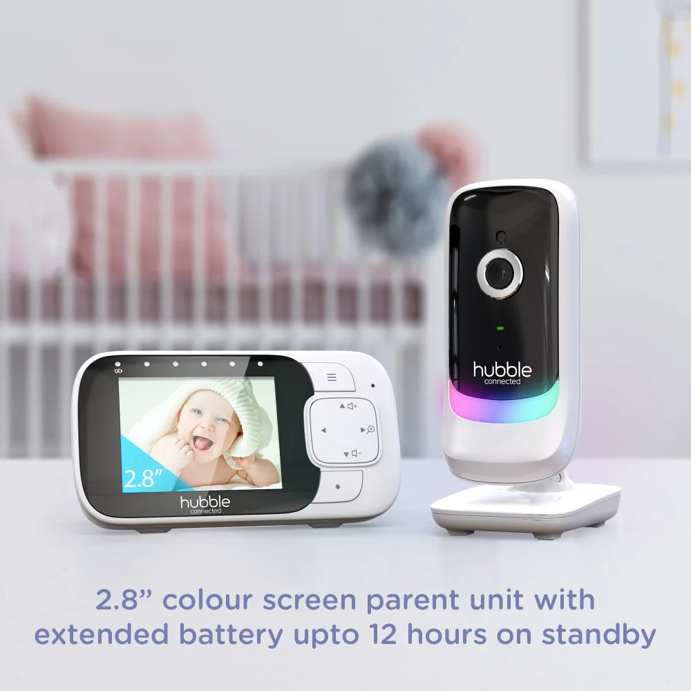 Hubble Nursery Pal Essentials 2.8″Baby Monitor