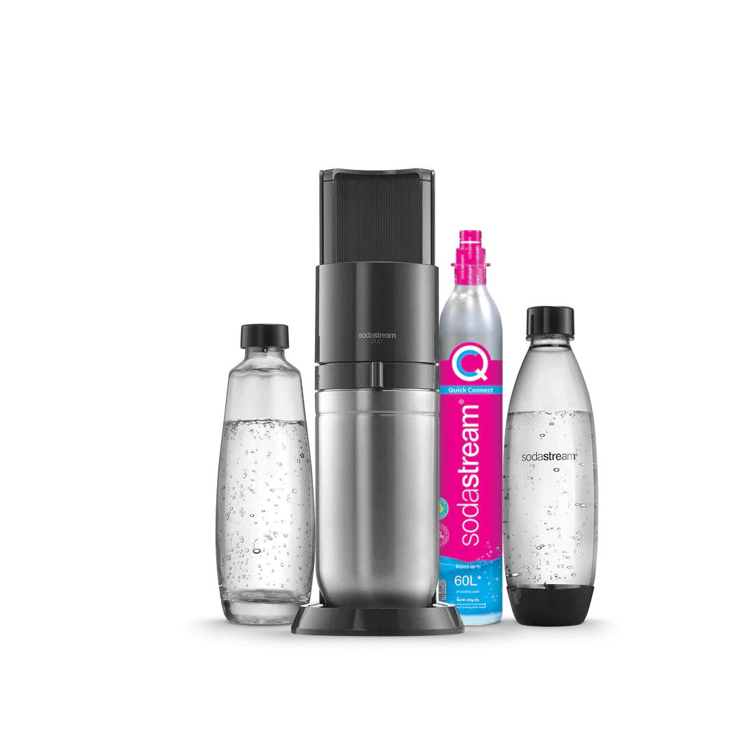 Kit de inicio para máquina de agua con gas SodaStream DUO (negro)